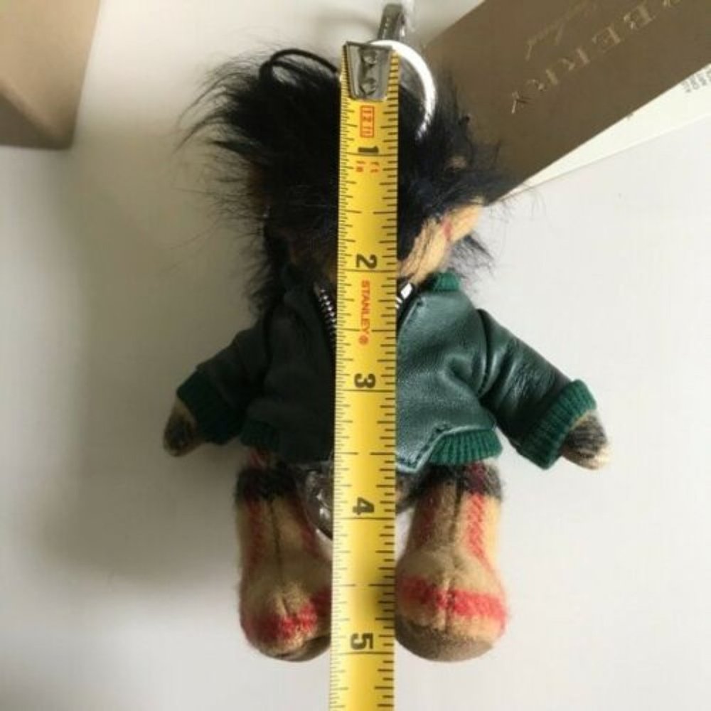 Burberry Thomas Bear 🐻 Charm Biker Keychain Bag - Picture 2 of 8